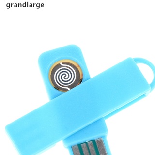 [grandlarge] encendedor de cigarrillos eléctrico usb de viaje a prueba de viento, accesorios para fumar