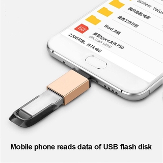 USB 3.0 Type-C Pendrive OTG Adaptador Convertidor Tipo Macho A Hembra Para Ratón Disco Flash (3)