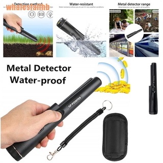 whalesfallhb gp-pointer sonda metal oro detector de vibración luz alarma de seguridad pin puntero