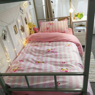 cadar patchwork rosa pantera estudiante dormitorio de tres piezas ropa de cama individual cama individual edredón cubierta de cuatro piezas niña corazón funda de edredón doble