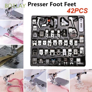 BO1LAY Multifunctional Foot Presser Janome Feet Set Sewing|Brother Braiding Domestic Stitch Home Darning Sewing Accessory/Multicolor