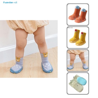 fuandan calcetines antideslizantes para recién nacidos/calcetines suaves de dibujos animados para bebé/calcetines antideslizantes para el hogar