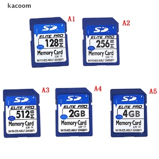 Kacoom 128MB 256MB 512MB 2GB 4GB SD standard card secure digital memory CL
