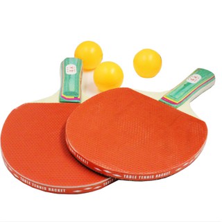 juego de raquetas de tenis de mesa de 10" de ping pong murciélagos/bolas de madera palas adultos/niños