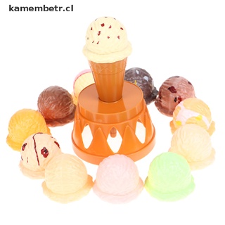 (nuevo**) 16pcs helado stack up play tower juguetes educativos niños simulación juguete de alimentos kamembetr.cl