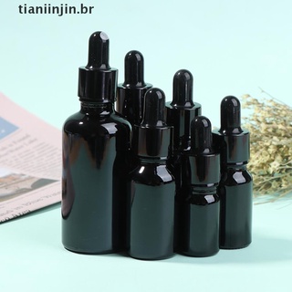 Tianiinjin termogotas De vidrio negro Para aceite esencial vacío Euro negro