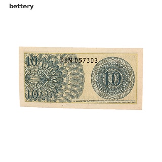 [bettery] indonesia 10 sen billete indonesia papel dinero gran colección valor (2)