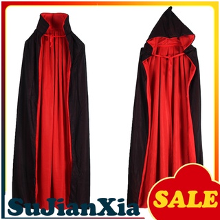 Sujianxia Halloween niños con capucha bruja mago vampiro capa Cosplay disfraz de capa vestido de capa