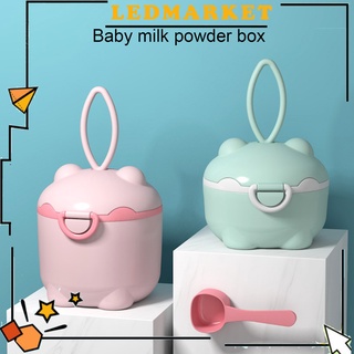 ledmarket.cl leche en polvo caja de color fresco de dibujos animados de gran capacidad bebé leche caso para alimentos