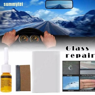 summytei Window Repair Car Windshield Repair Glass Fluid Resin Cure Strips Glass Repair GFWS