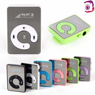Pr * Mini Reproductor De MP3 Con Clip De Espejo/Música Digital USB Deportivo/Portátil/Tarjeta Micro SD TF Multimedia