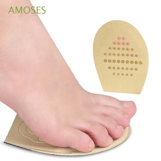 AMOSES Non-slip Shoe Cushion Foot Care Pad Foam Insoles Forefoot Pads Women High Heels PVC Soft Sponge Plug Pain Relief Shoes Inserts/Multicolor