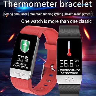 sevenfire ip67 termómetro impermeable podómetro monitor de ritmo cardíaco sueño pulsera inteligente