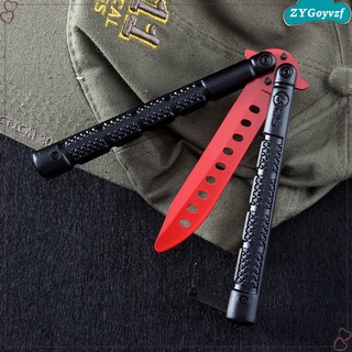 cuchillo de mariposa práctica cuchillo entrenador práctica espadas plegable cuchillo herramientas (2)