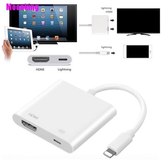 [Moonking] Lightning Digital AV adaptador de 8 pines Lightning a HDMI Cable para iPhone 8 7 X iPad