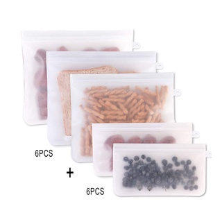 12 Pcs/Set Self-Sealing Food Preservation Bag PEVA Pet Food Liquid Food (3)