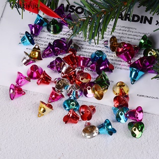 CHARMS Godziyiju 50 colgantes colgantes de colores mixtos de navidad Jingle Bells 16mm para manualidades DIY MY