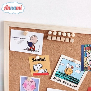 Annami Ins Pushpins Set de Pin de madera tablero de corcho foto postal decoración estudiante suministros de oficina