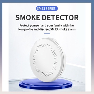 Tuya detectora De humo inteligente Wifi con Sensor De alarma/sonido y Luz/inodoro De humo/hogar