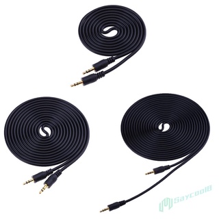 Cable auxiliar mm extensión de Audio estéreo macho a macho auxiliar de coche