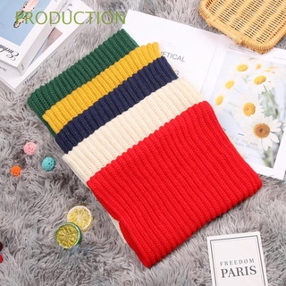 producción 1pc caliente de punto pañuelo de los niños cuello babero bebé bufanda nueva moda de invierno niños caliente collar/multicolor