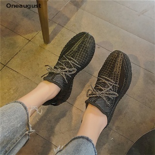 [oneaugust] nueva moda de las mujeres gruesas zapatillas de deporte de las mujeres zapatos con cordones zapatos de costura.