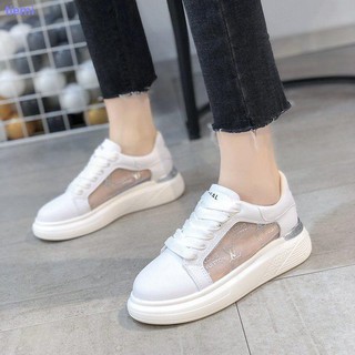 Malla pequeño blanco zapatos mujer transpirable 2021 nuevo verano McQueen zapatos de estudiante zapatos deportivos femeninos salvajes zapatos casuales (7)