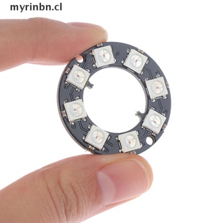 [myrinbn] anillo led rgb de 8 bits led ws2812 5050 rgb led anillo de lámpara con controladores integrados cl (1)