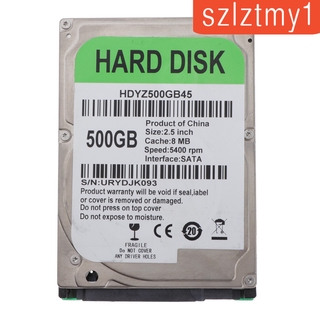 Disco duro Interno Sata 8 M Hdd 2.5 en disco duro Para Notebook Laptop 500gb