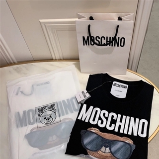 ¡ Listo Stock ! Moschino La Nueva Moda Cómoda Tendencia T-Shirt Manga Corta (1)