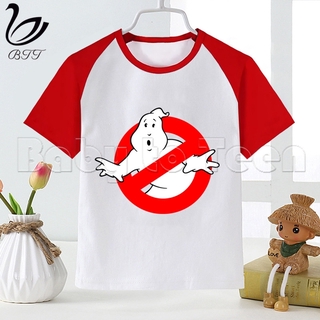 Chica camisas fantasma Busters niños camiseta de moda de dibujos animados de manga corta T-shirt ropa divertida niñas camiseta Casual Tee Tops