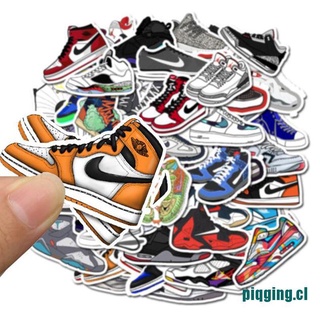 dreamhot*50Pcs Jordan Sneaker Tide Shoes Sticker Waterproof For Laptop Skateboard Luggage Decal