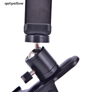 Qetyellow Guitar Head Clip Mobile Phone Holder Live Broadcast Bracket Stand Tripod Clip CL