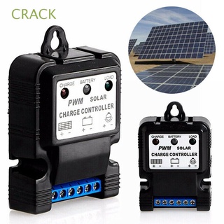 CRACK Durable Solar Panel Charge Controller Home Improvement Solar Controllers Battery Charger Auto PWM 6V 12V 10A Useful Regulator Controller Battery Regulator/Multicolor