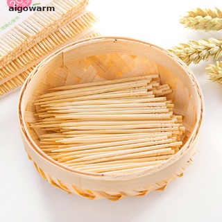 aigowarm 200 unids/ bolsa desechable de madera tandenstokers bambú palillo de dientes para el hogar restaurante hotel cl (1)