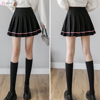 Mujer Mini falda plisada de talle alto Skater faldas de tenis Skort con pantalones cortos de la escuela chica uniforme (4)