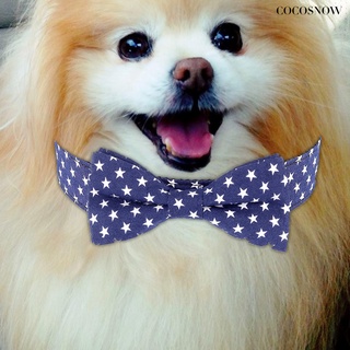 cocosnow Teddy Collar Easy-using Blue Nylon Blue Five-pointed Star Dog Collar