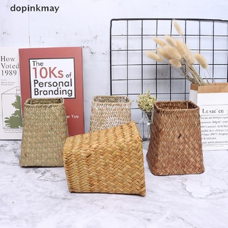 dopinkmay cestas de almacenamiento tejidas de pasto marino jardín florero en maceta decoración cl (9)