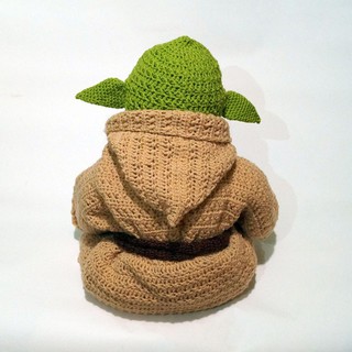 Star Wars Yoda Baby Cute Master Lana Tejer Niños Foto Disfraz Sombrero Cosplay Cumpleaños Ropa De Bebé (6)