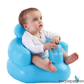 Purp-baby inflable hogar multiusos baño taburete silla de ducha inflable sofá para niñas niños (5)