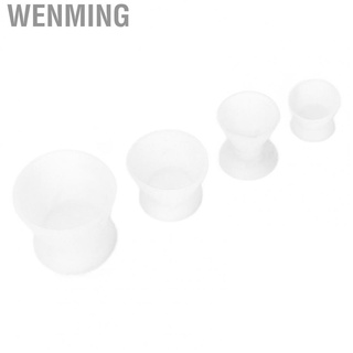 wenming - juego de 4 tazas de silicona para laboratorio dental, materiales de silicona
