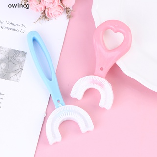 owincg Baby toothbrush teeth oral care cleaning brush silicone baby toothbrush CL