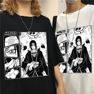 Naruto T shirt Men Women Short Sleeve Casual Couple Tee Shirt Tops S-4XL Sizes Round Neck Uchiha Itachi (1)