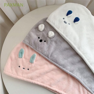 PAXMAN Women Shower Hat Soft Turban Hair Dry Towel Bunny Bear Koala Microfiber Super Absorbent Bathroom Quick Drying Hair-drying Wrap Cap