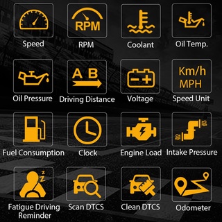 X50 Pro Car OBD2 HUD Gauge Meter Multi Functional Digital Dashboard Computer Auto Display Coolant Oil Temp Turbo Boost (6)