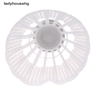 Ladyhousehg 12pcs white badminton plastic shuttlecocks indoor outdoor gym sports hot sell (2)