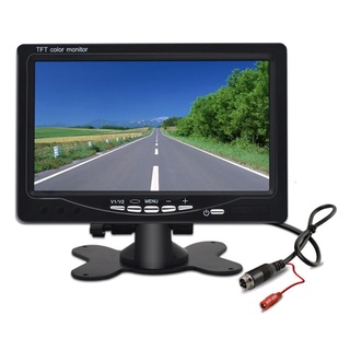 Shas Monitor de coche de 7 pulgadas pantalla lcd de cámara inversa monitores para coche estacionamiento/sistema de inversión imagen (9)