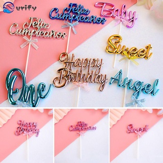 urify ángel herramienta de decoración de tartas baby shower cupcakes cake toppers decoración de fiesta dulce postre suministros de boda feliz cumpleaños