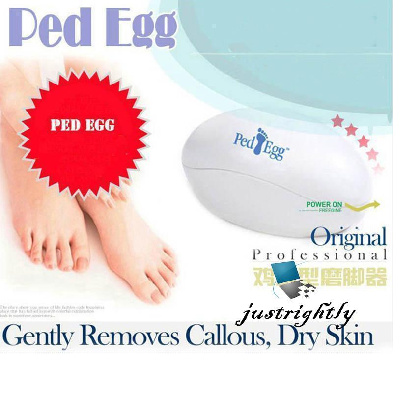 Jry^^Mini Ped Egg Pedicure Ultimate Foot File Smooth Feet Dry Hard Skin removedor (5)