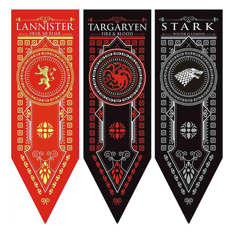 cartel de game of thrones stark - cartel de bandera para torneos (1)